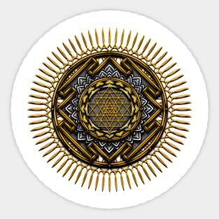 Mandala Sri Yantra Sticker